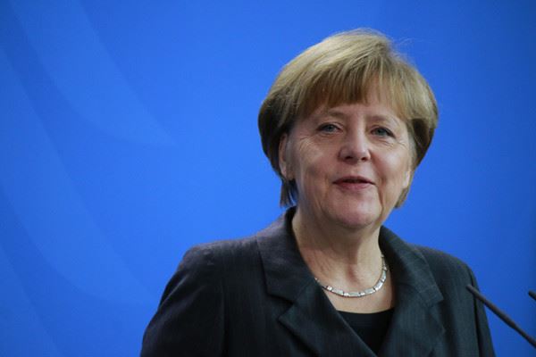 FEBRUARY 5, 2015 - BERLIN: Chancellor Angela Merkel after a meeting with the new Iraqi Prime Minister in the Chanclery in Berlin. ⓒshutterstock